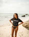 Après Surf T-Shirt - White on Black