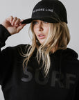 Surf Hoodie - Black on Black