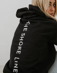 Après Surf Hoodie - White on Black