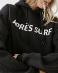 Après Surf Hoodie - White on Black