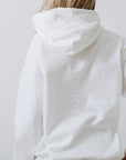 Surf Hoodie - White on White