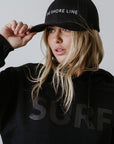 Surf Hoodie - Black on Black