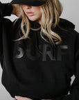 Surf Hoodie - Black on Black