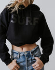 Surf Hoodie - Black on Black