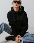 Surf Hoodie - Black on Black