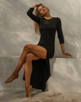 The Shea Long Sleeve T-Shirt Dress