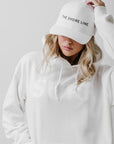 Surf Hoodie - White on White