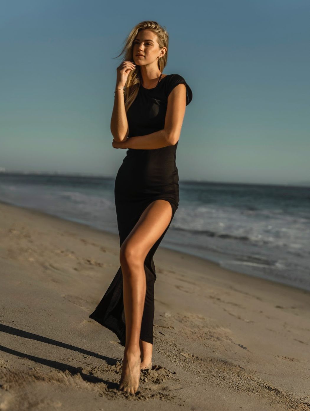The Shea T-Shirt Dress in black